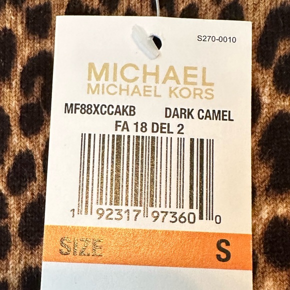 Michael Michael Kors dark camel leopard sleeveless dress - Picture 3 of 5